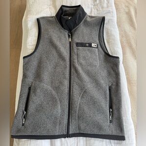 The North Face Men's Charcoal Fleece Vest